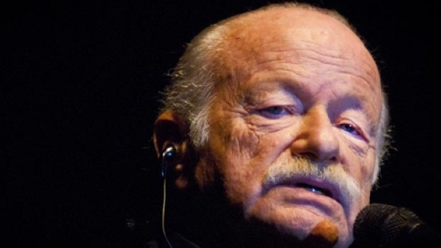 Il cantautore Gino Paoli, ex presidente di SIAE.