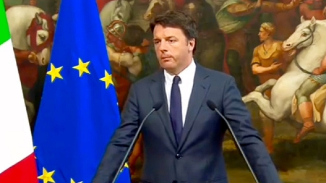Il premier italiano Matteo Renzi