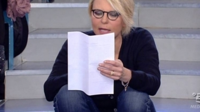 Maria De Filippi, storica conduttrice di 'Uomini e Donne'.