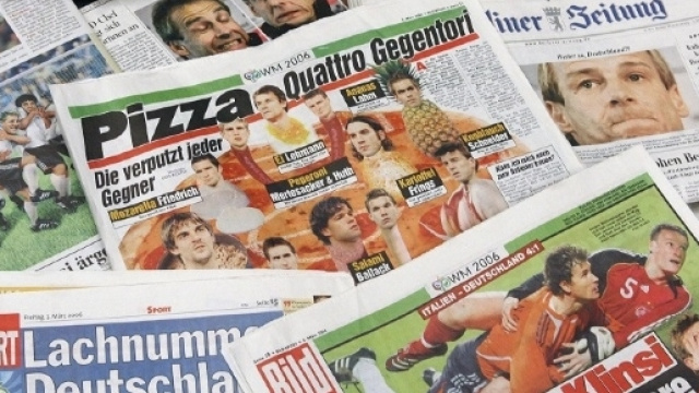 non accenna a spegnersi sui gironali tedeschi la satira poco benevola nei confronti degli italiani