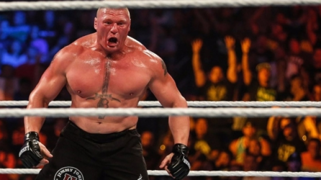 Brock Lesnar domina in WWE e UFC.