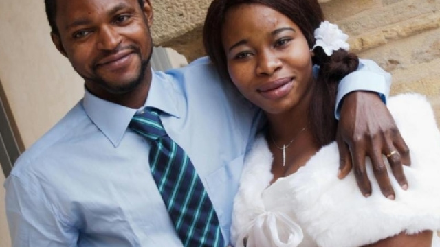 Emmanuel Chidi Namdi insieme alla moglie