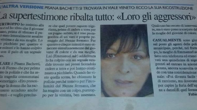 L'articolo con la testimonianza di Pisana Bachetti che avrebbe "ribaltato tutto"