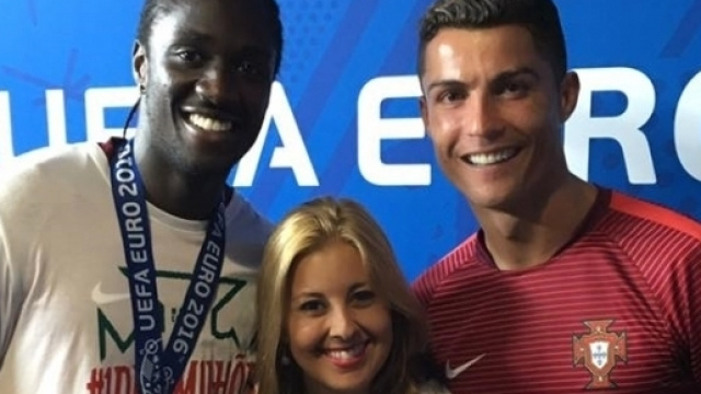 Eder e Ronaldo con la psicologa Susana Torres