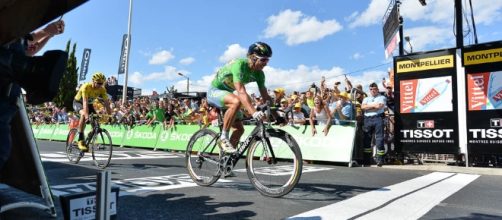 El eslovaco Peter Sagan logr&oacute; su segundo triunfo de etapa en el Tour de Francia al imponerse al esprint en Montpellier, en ocasi&oacute;n de la etapa 11