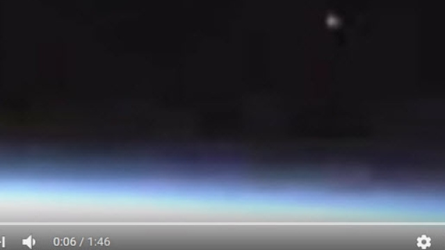 La ISS ha ripreso un UFO o si tratta di altro?