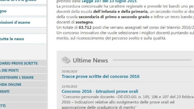 quali le domande per l'orale del concorso docenti 2016