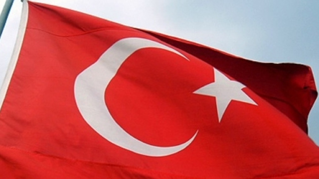 La bandiera ufficiale della Turchia.