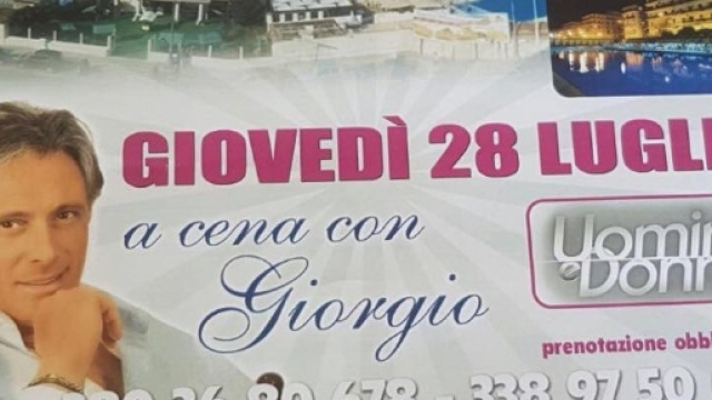 A cena con Giorgio Manetti: serata evento a Salerno