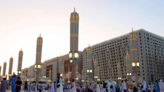 La Grande Moschea di Medina all'esterno