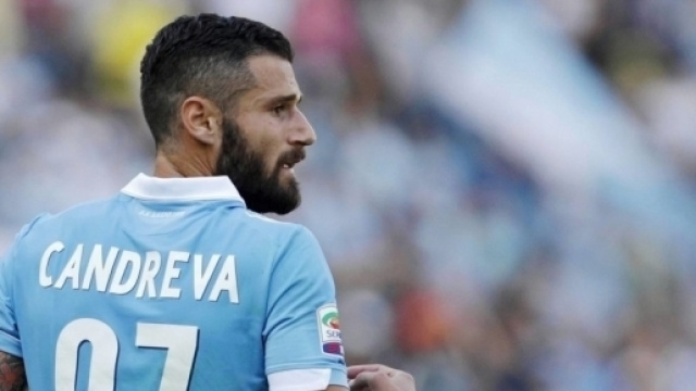 Antonio Candreva con la maglia della Lazio
