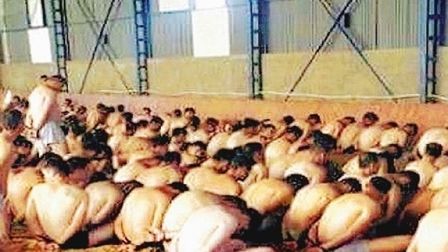 Soldati turchi ammassati dopo il fallito golpe