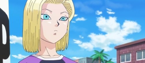 Trunks se encuentra con la esposa de Krillin