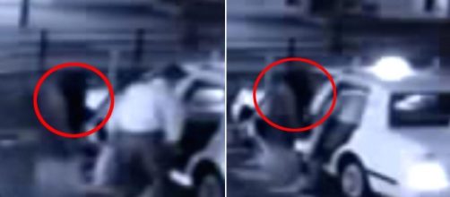 Does this clip prove ghosts are REAL? Chilling CCTV footage ... - YouTube screen shot by Mail Online.