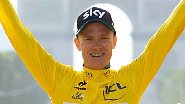Chris Froome, dominatore del Tour de France