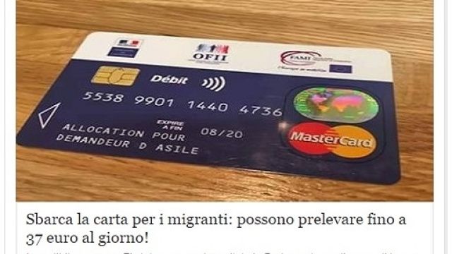 Immagine tratta dalla mia home Facebook, dove sette miei contatti hanno condiviso la bufala