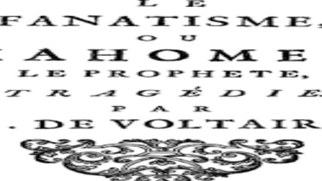 Voltaire, libro su Maometto V - poem "Pixels Europe"