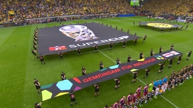 DFL-Supercup tra Bayern M&uuml;nchen e Borussia Dortmund.