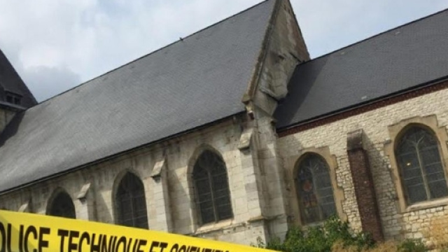 La chiesa di Rouen, palcoscenico del tragico evento