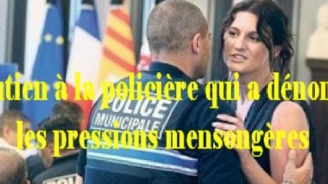 Sandra Bertin la poliziotta di Nizza che &egrave; stata denunciata dal governo francese