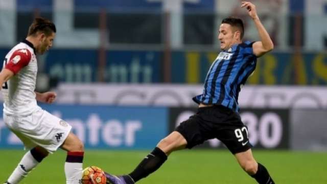 Il calciatore dell'Inter, Rey Manaj.