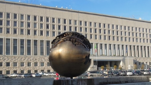 Il palazzo della Farnesina, sede del ministero degli Esteri, a Roma