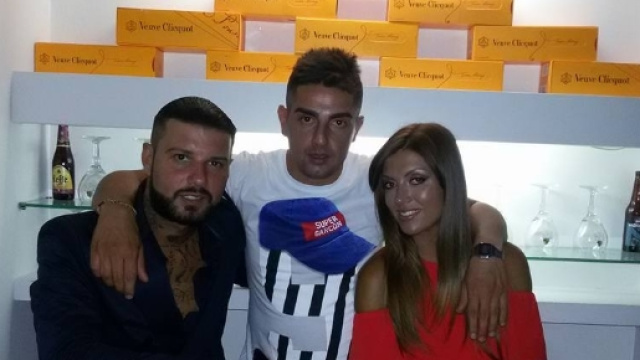 Flavio Zerrella e Roberta Mercurio con un amico