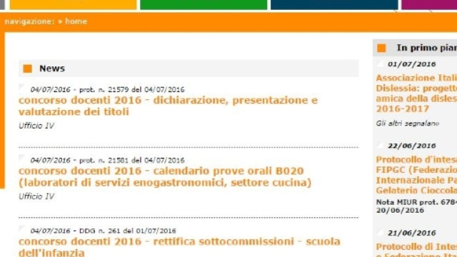 calendari orali concorso docenti 2017 al 04/07