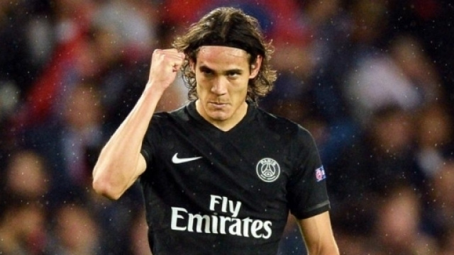 Edinson Cavani, obiettivo di mercato della Juventus.