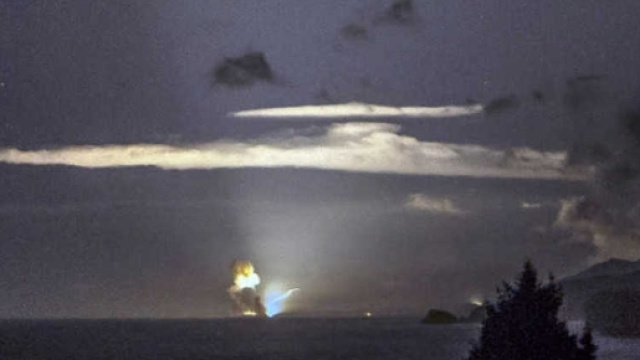Il fotografo Scott Wight &egrave; riuscito a fotografare il momento del lancio del nuovo missile supersonico