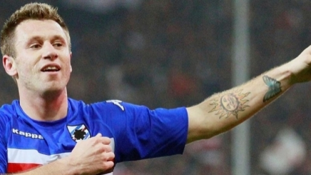 Antonio Cassano, attaccante della Sampdoria.