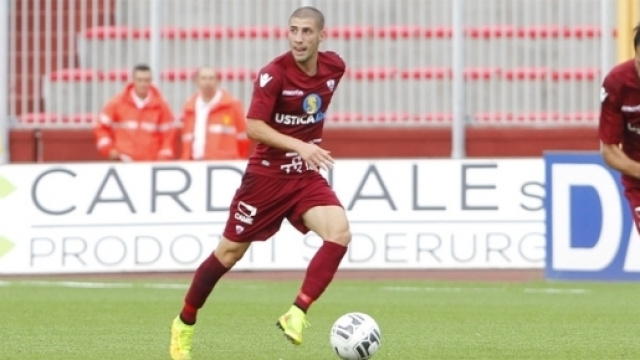 Citro in azione con la maglia del Trapani
