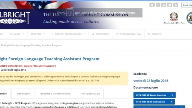 Programma per assistenti di italiano e inglese