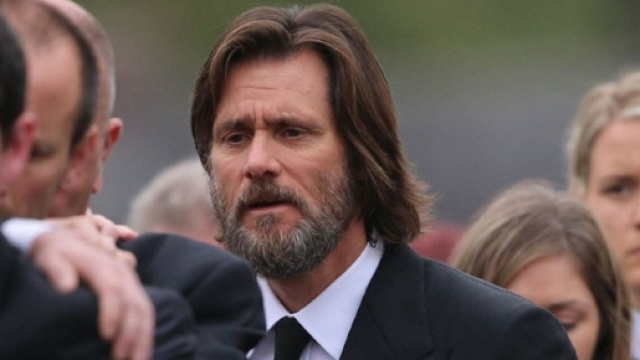 Jim Carrey al funerale di Cathriona White