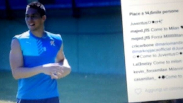 Marko Piaca travolto dall'affetto dei tifosi rossoneri su Instagram