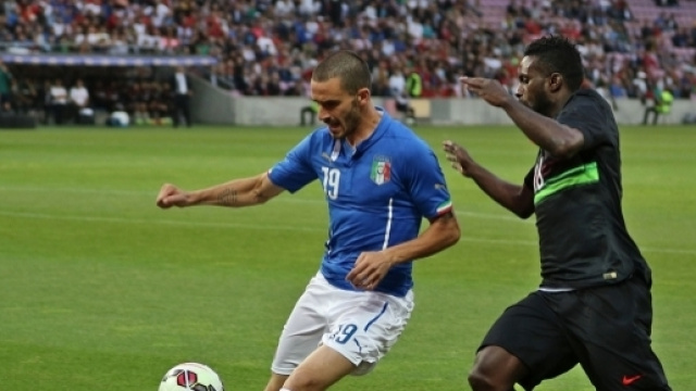 Calciomercato Juventus: Bonucci con la maglia della Nazionale