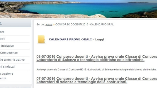 calendari orali nelle regioni Sicilia, Abruzzo, Calabria
