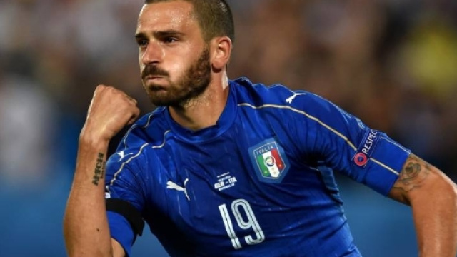 Leonardo Bonucci (29 anni), con la maglia della nazionale.