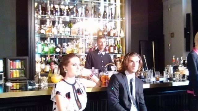 Una scena della sfilata itinerante