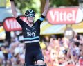 Froome se vistió de amarillo en el Tour