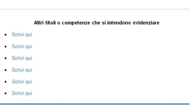 come valorizzare il curriculum e candidatura