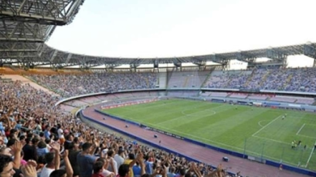 Lo stadio San Paolo stasera palcoscenico di Napoli - Nizza.
