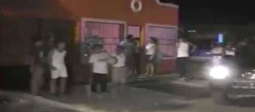 Popula&ccedil;&atilde;o ficou espantada com o sangue e os s&iacute;mbolos no corpo da menina (Canal 10)