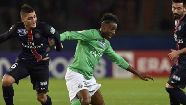Dylan Saint-Louis, attaccante del Saint-Etienne.