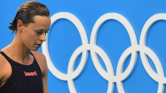 La nuotatrice azzurra Federica Pellegrini solo quarta nei 200 sl