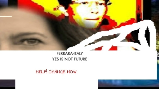 Change Now per la sicurezza, poesia visiva