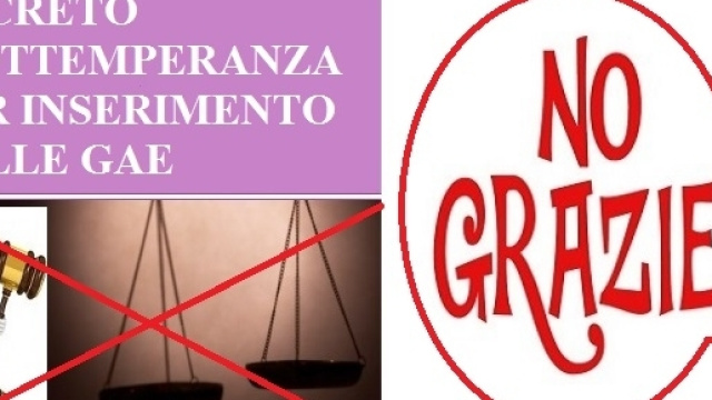 La strategia per evitare l'ottemperanza