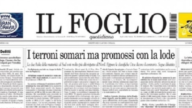 Ecco il duro attacco de Il Foglio