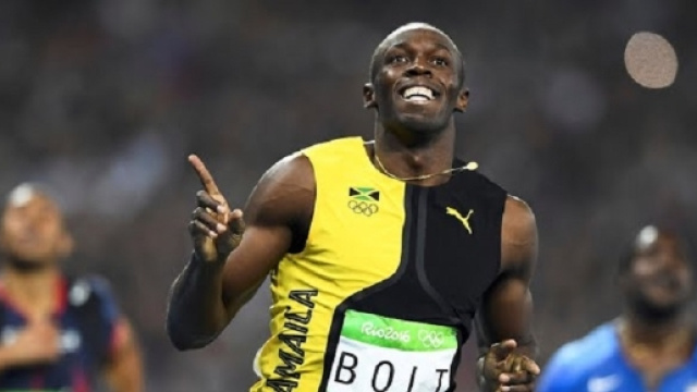L'arrivo di Usain Bolt e la soddisfazione per il terzo oro olimpico consecutivo sui 100 metri