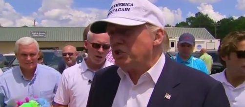 Donald Trump in Louisiana, via YouTube